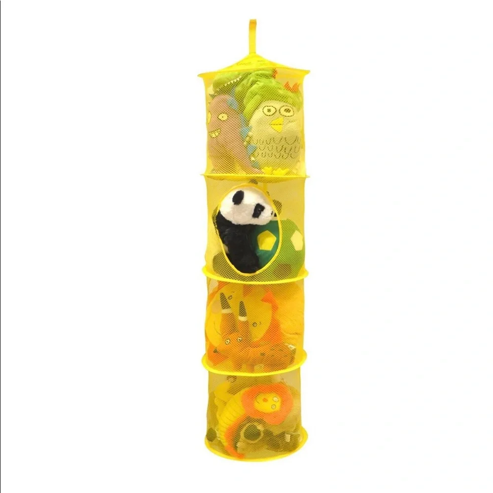 General Toy Cubby organizer with four storage compartments blue. 11.2x45 inch